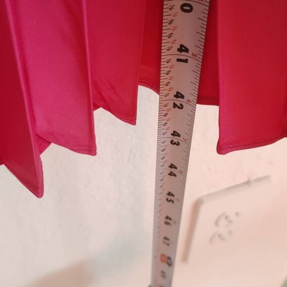 Alamour Dress Womens Size XL Analu Pleated Midi Hot Pink - Picture 8 of 12